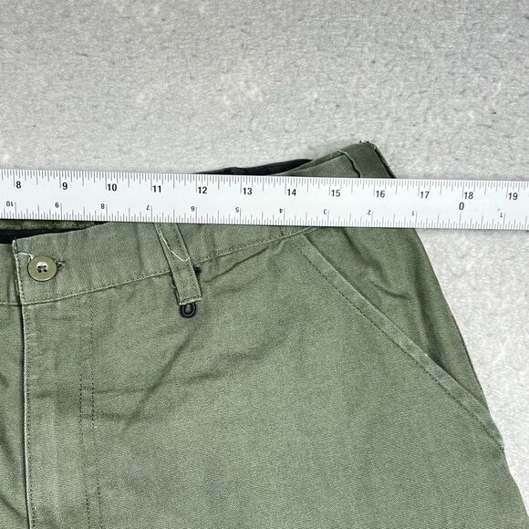 Boy Scouts Of America Cargo Short Men’s 32 Youth 20 Green Army Elastic Waist - Picture 5 of 11